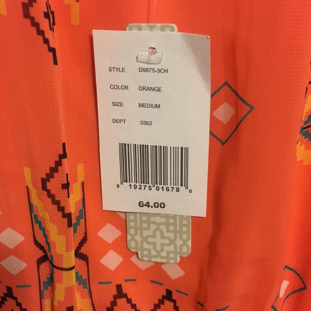 GB brand new Orange sun dress size medium - Picture 4 of 4